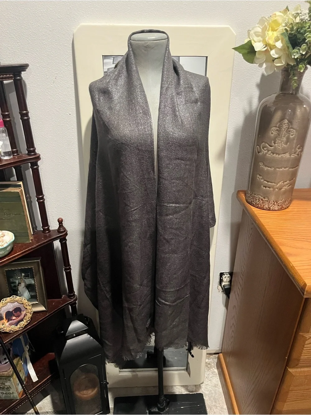 Anne Klein Metallic Scarf/Wrap